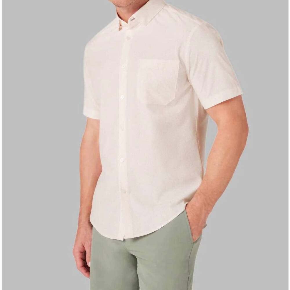 NEW MIZZEN + MAIN leeward short sleeve shirt in orange dot